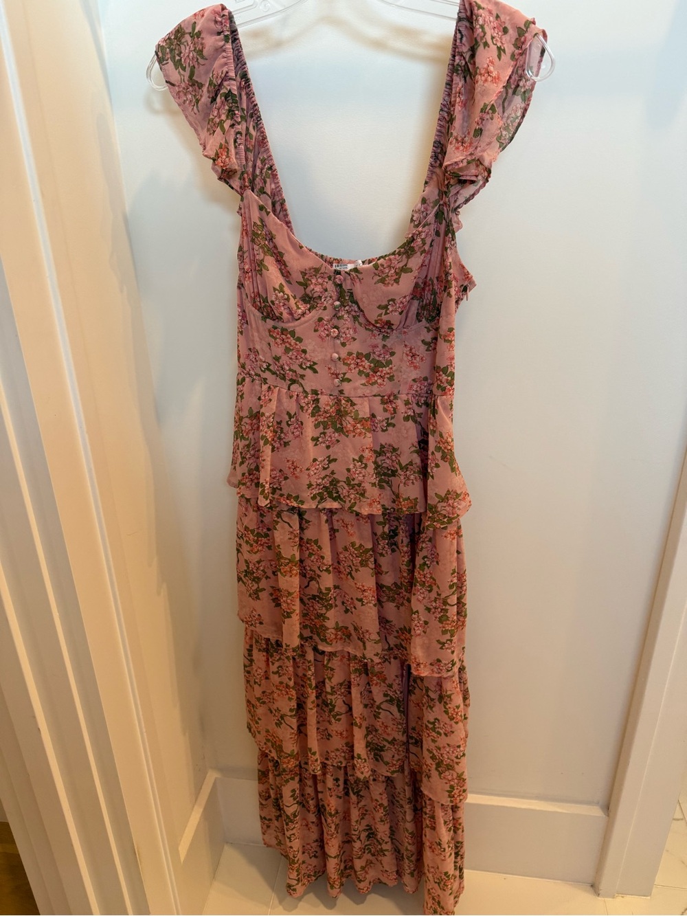 ASTR The Label Flutter Sleeve Midsummer Dress